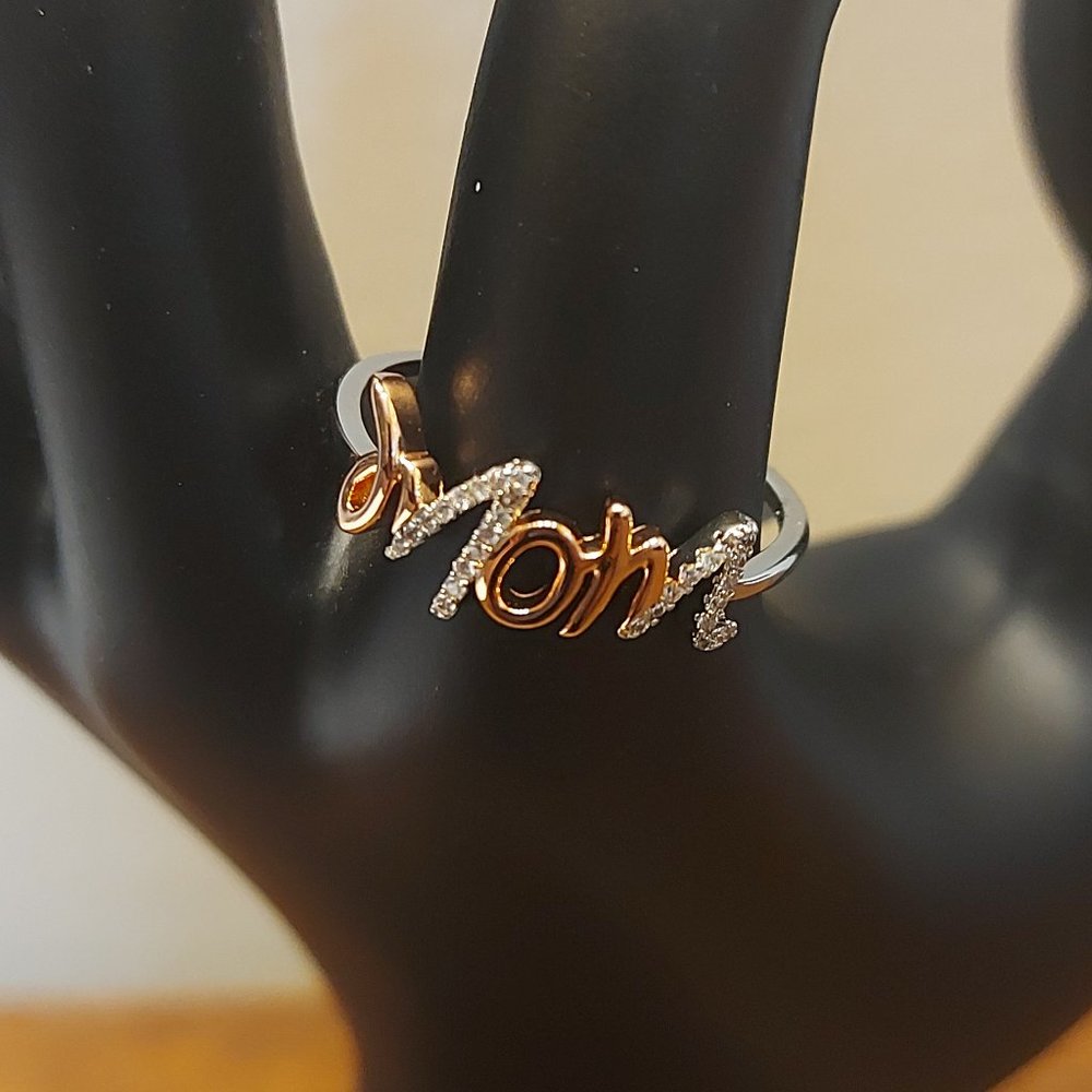💎 3 /$20💎  Charmed Aroma Cut Out "Mom" Ring